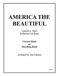 America the Beautiful Concert Band sheet music cover Thumbnail